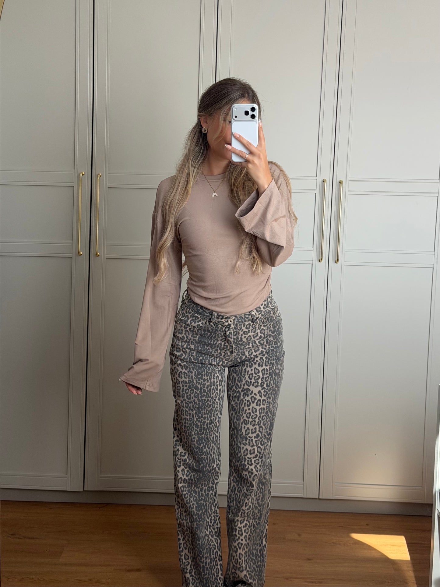 Flared Langarmshirt