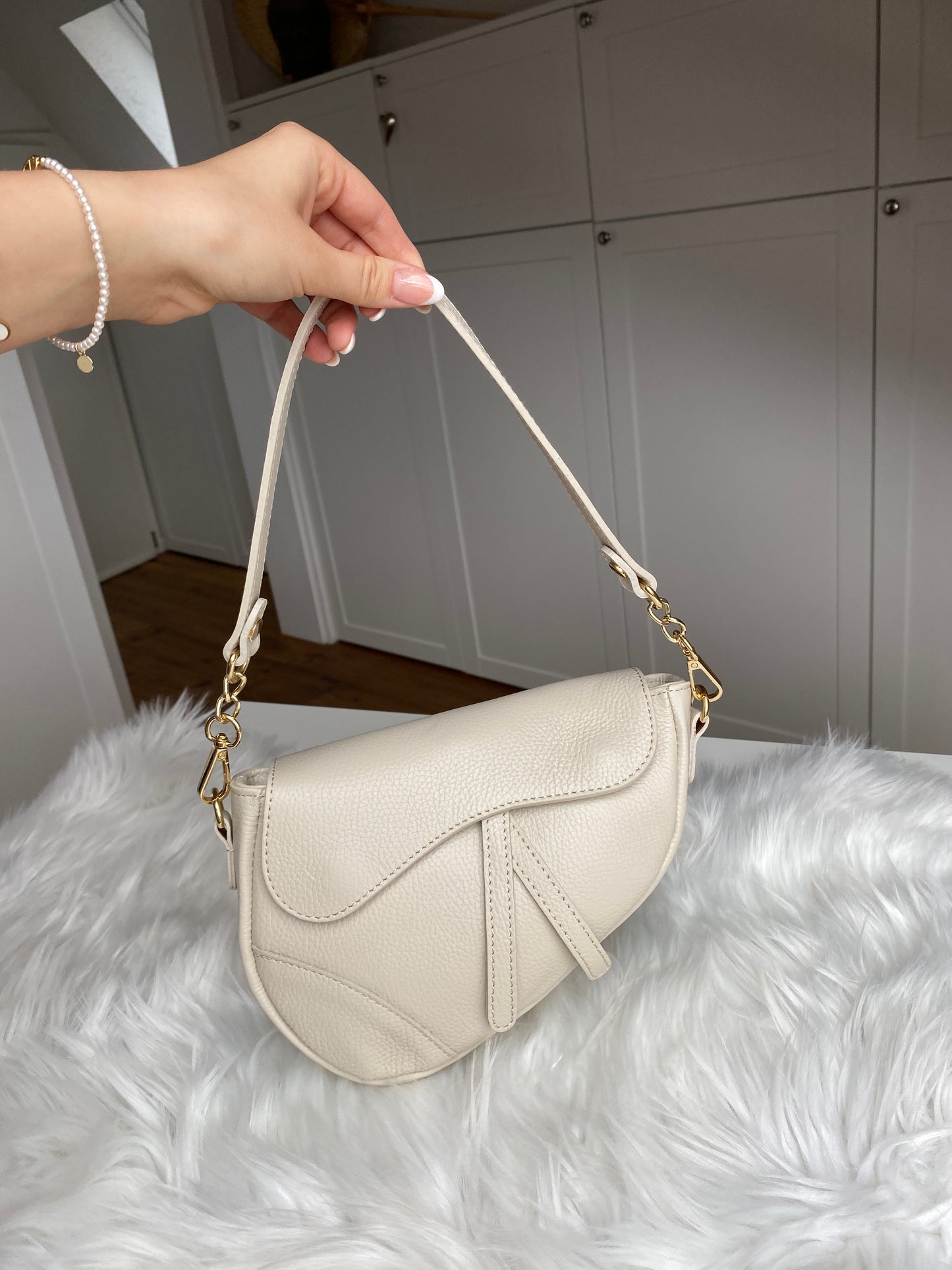 Saddle Bag mini - creme