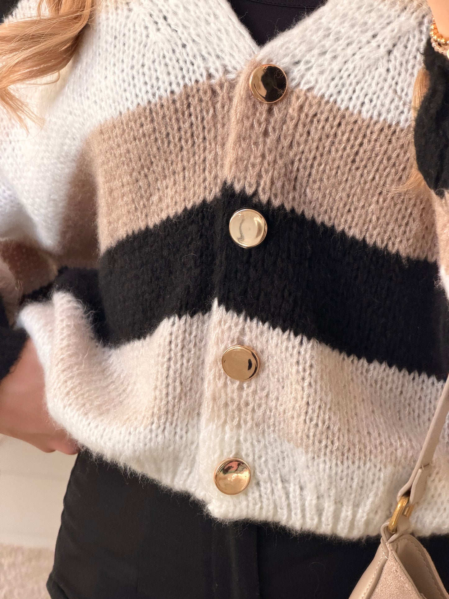 Golden Detail Cardigan