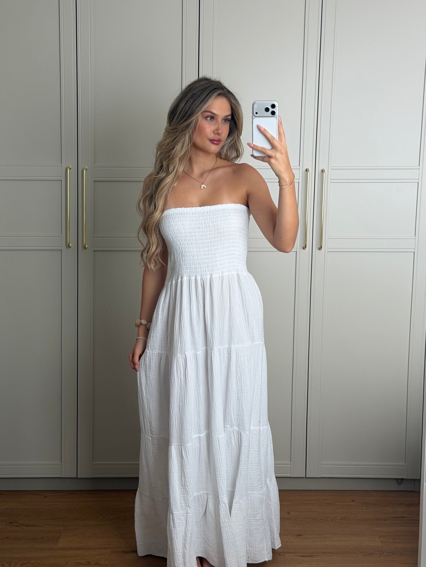 Musselin maxi dress