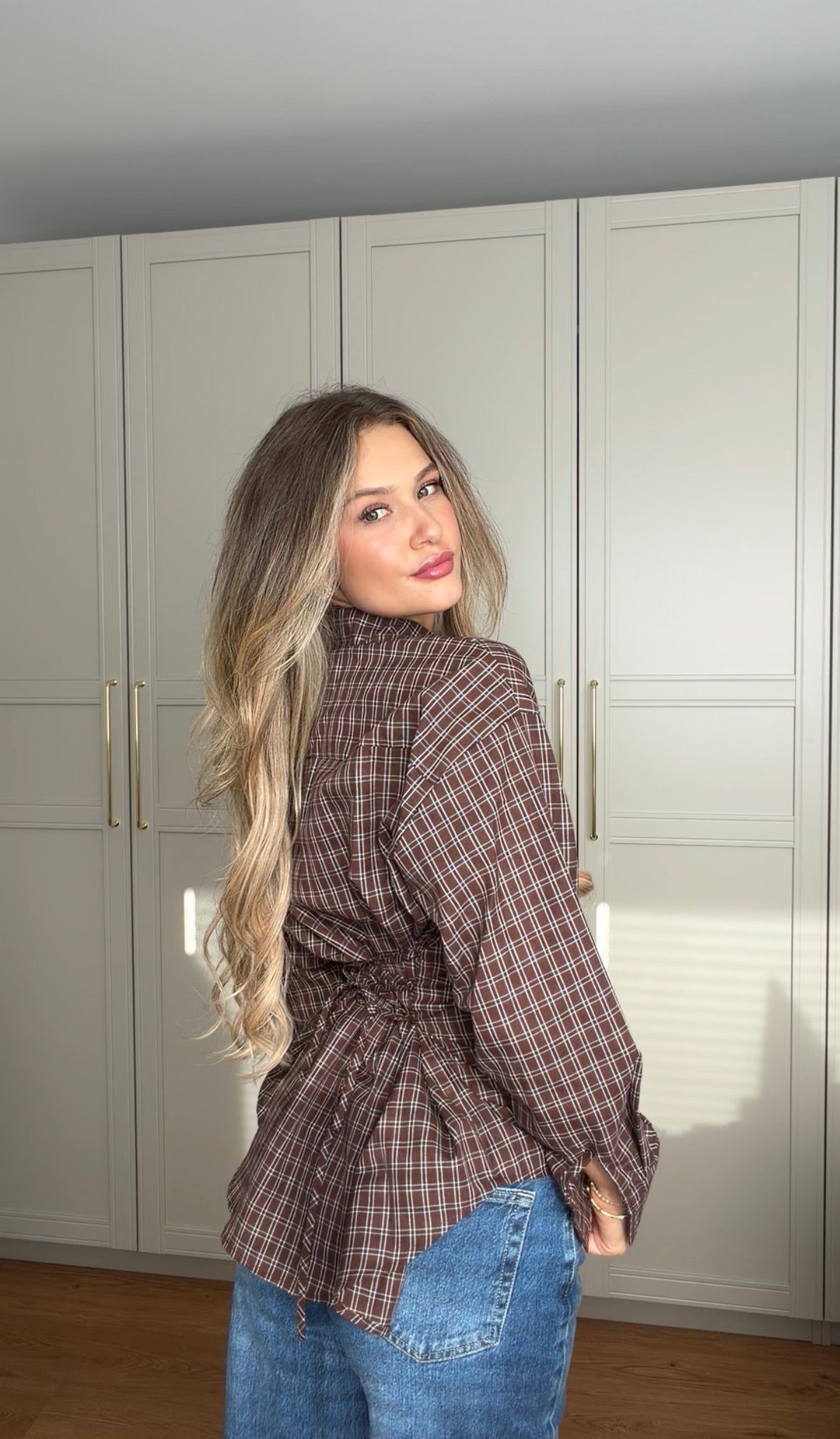 Shape plaid Shirt