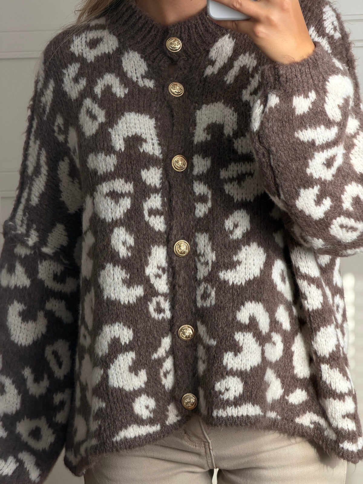 Cozy Strickjacke