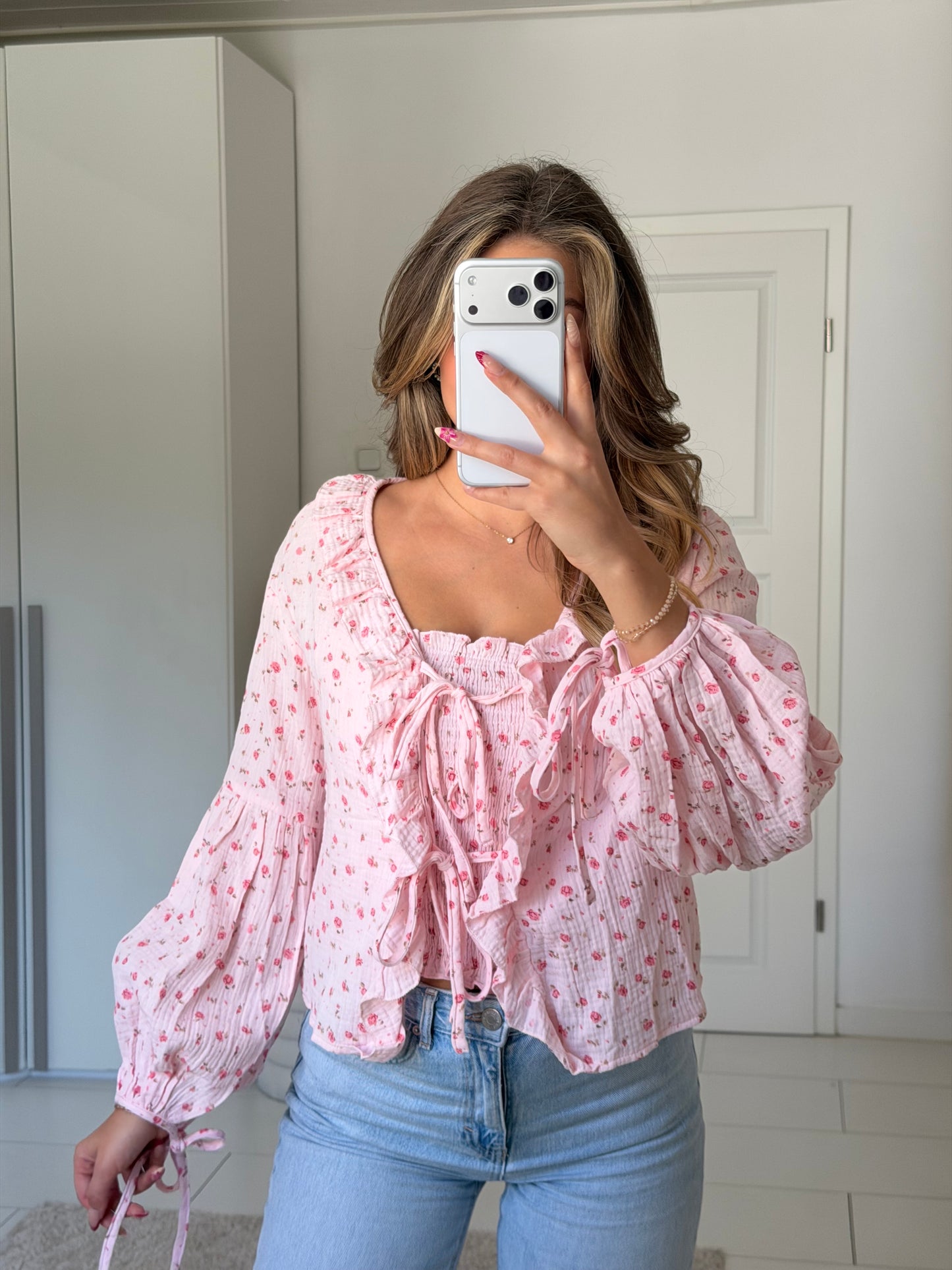 Musselin Bluse Bloom