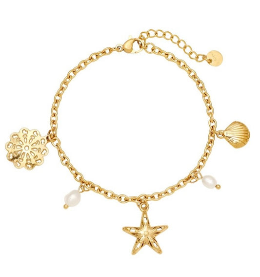 Beach Vibes Armband - Gold