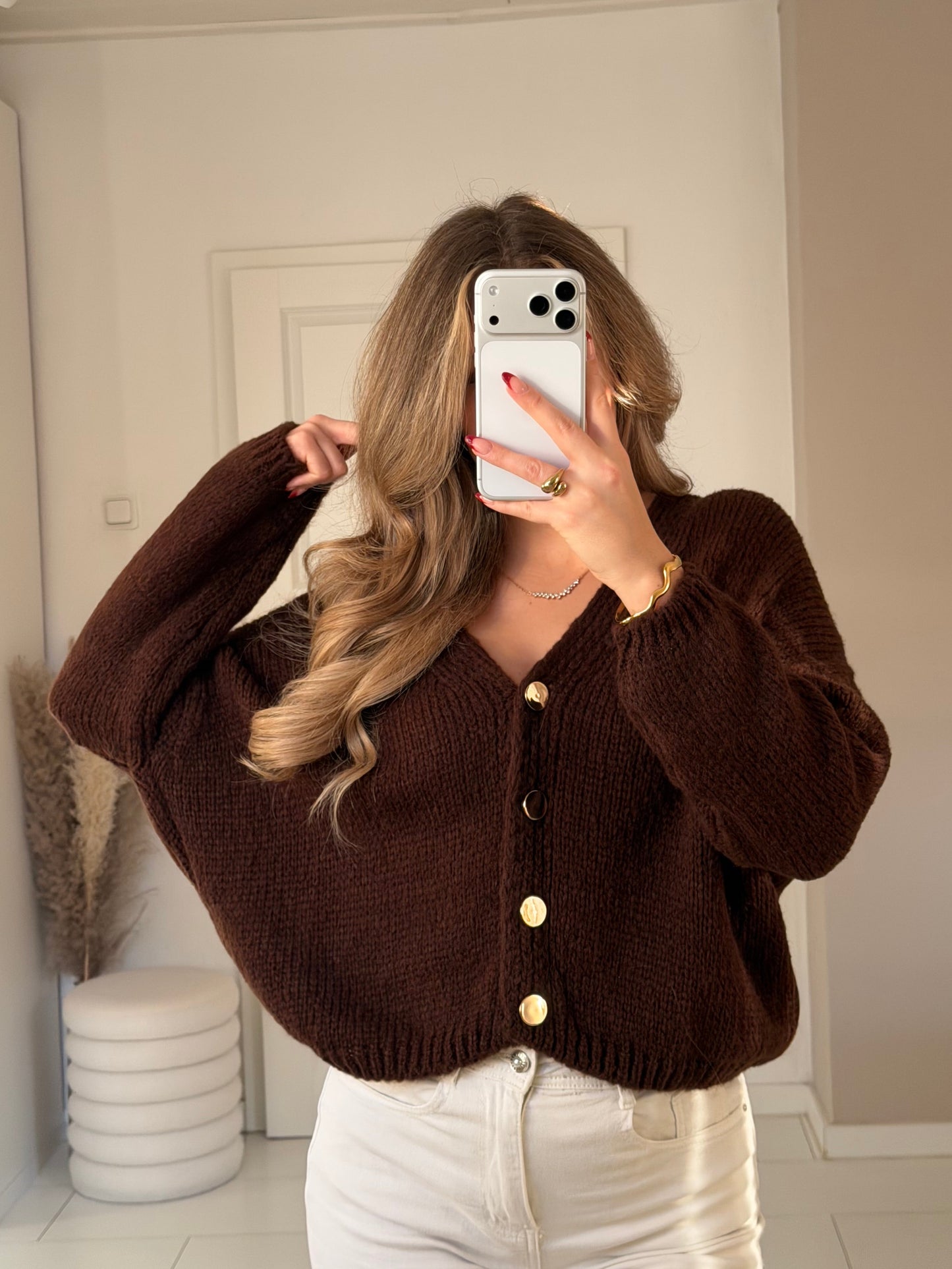 Golden Detail Cardigan