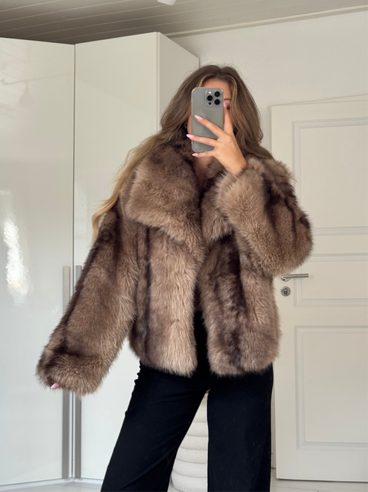 Felljacke - Beige