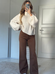 Classic Straight leg Jeans - Coffee