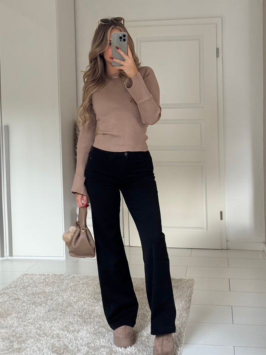 Straight leg Jeans schwarz