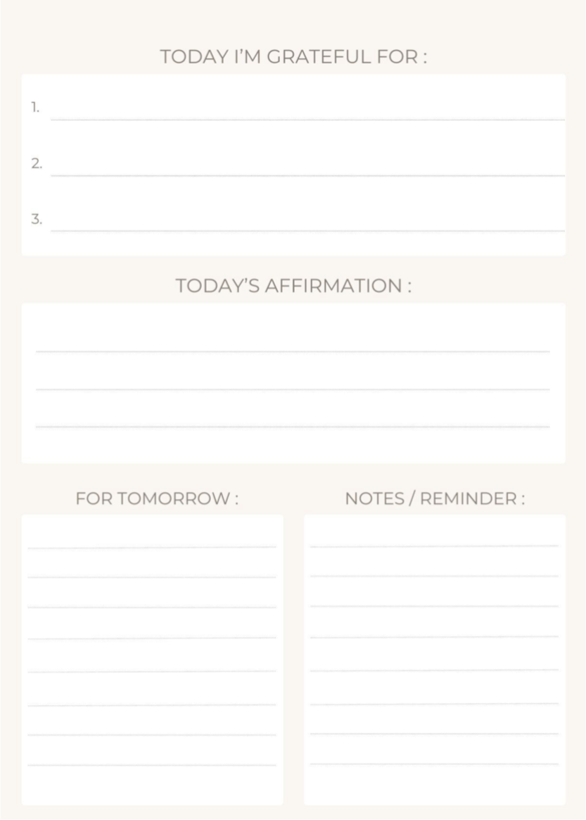 Five Minute Journal