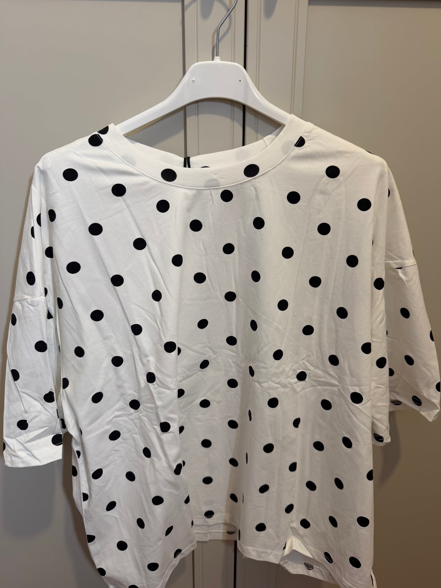 Punkte Oversized Shirt