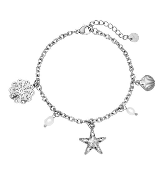 Beach Vibes Armband - Silber