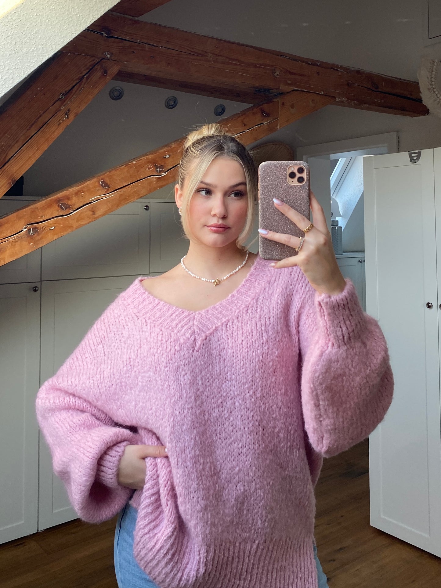 Strickpullover Missy - Rosa