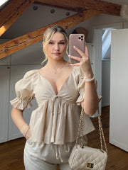 Bluse Lovely - beige