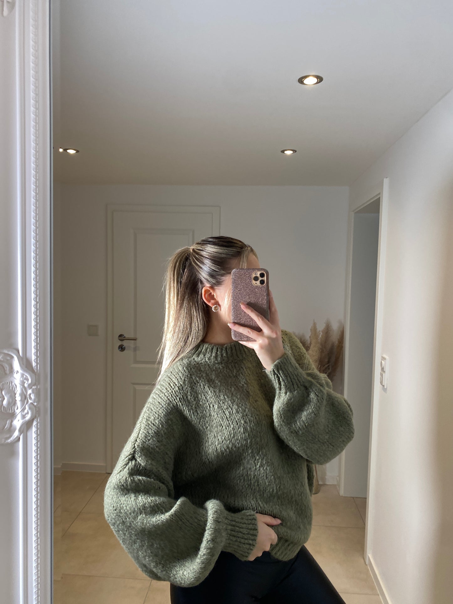 Maxine Strickpullover - khaki