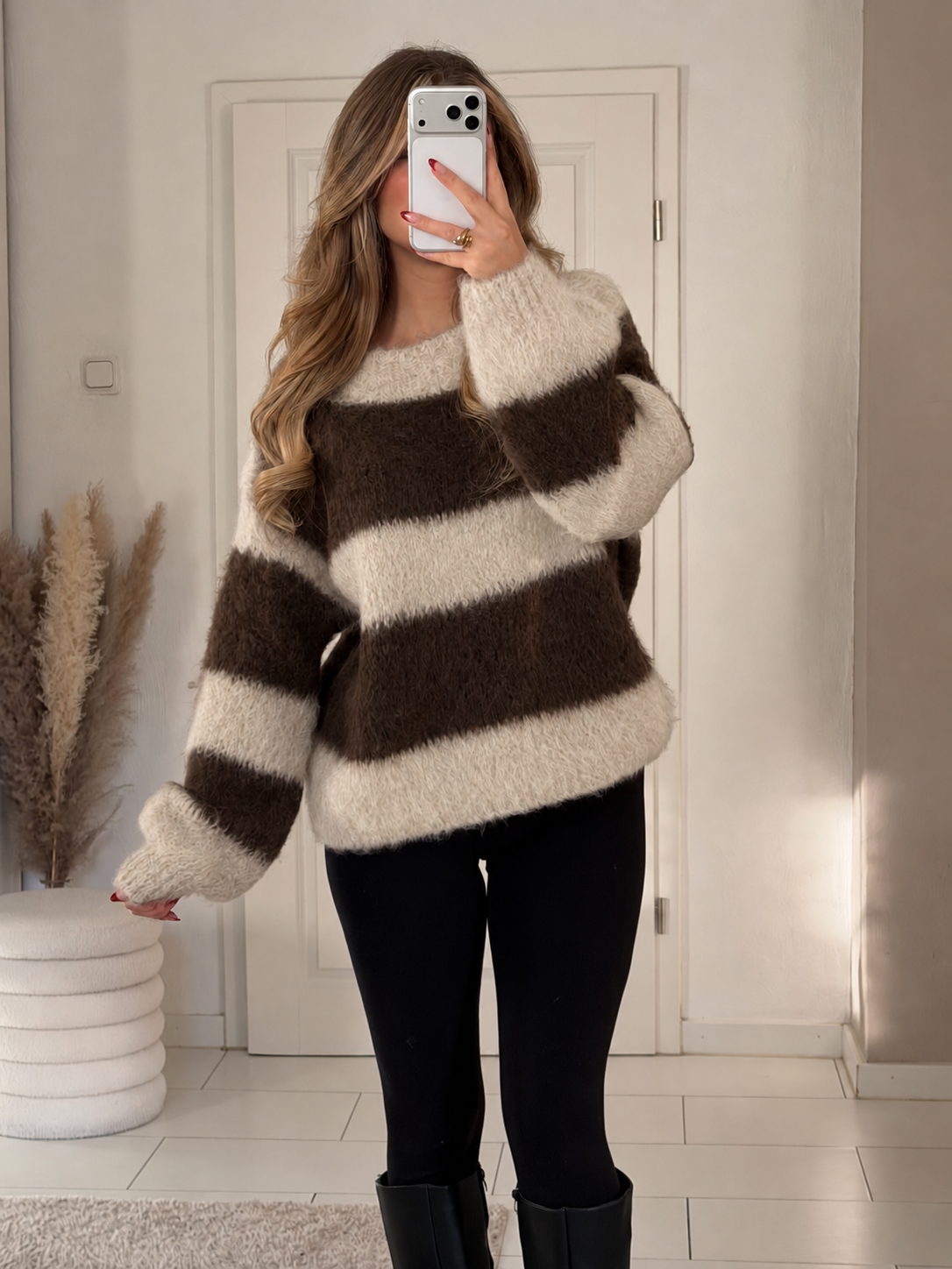 Comfy Streifenpullover
