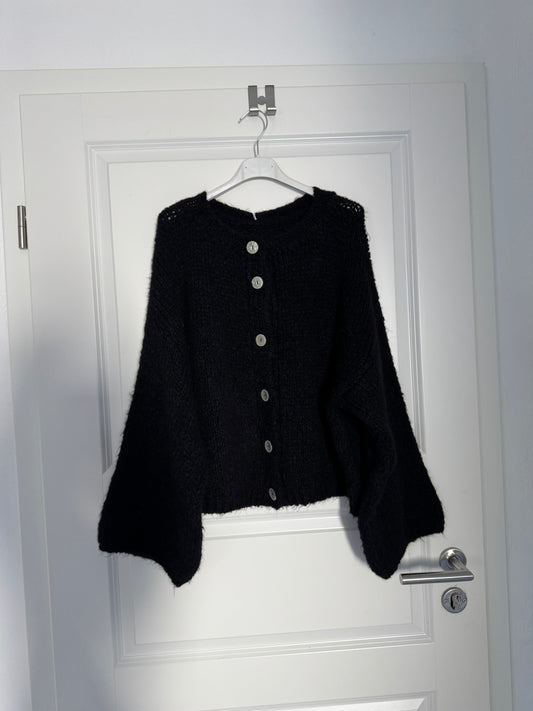 Cozy Everyday Cardigan - Schwarz
