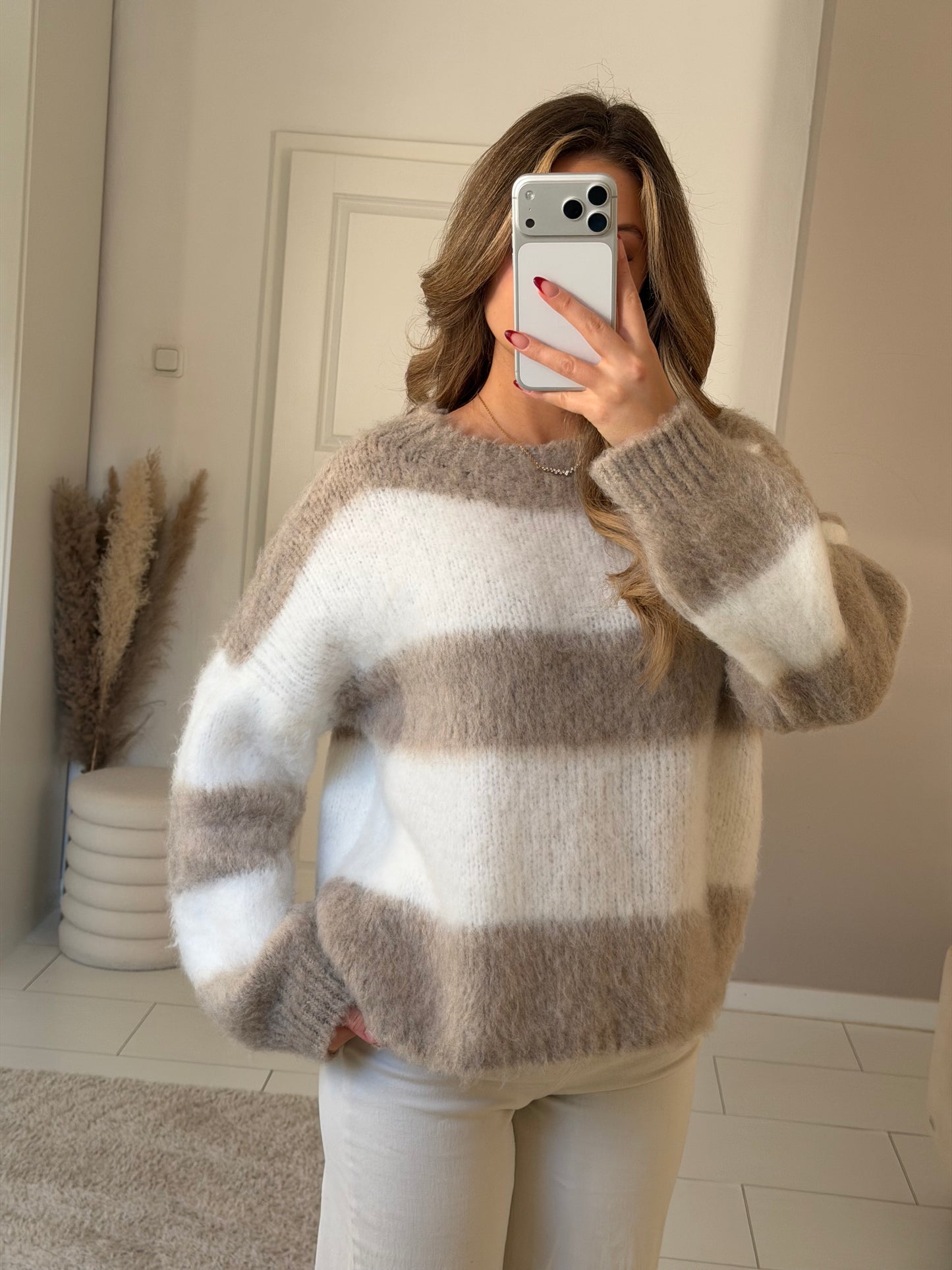 Comfy Streifenpullover