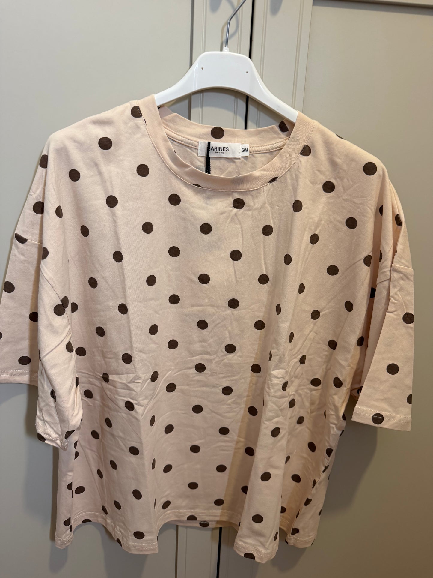 Punkte Oversized Shirt
