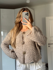 Sunny Wave Cardigan taupe