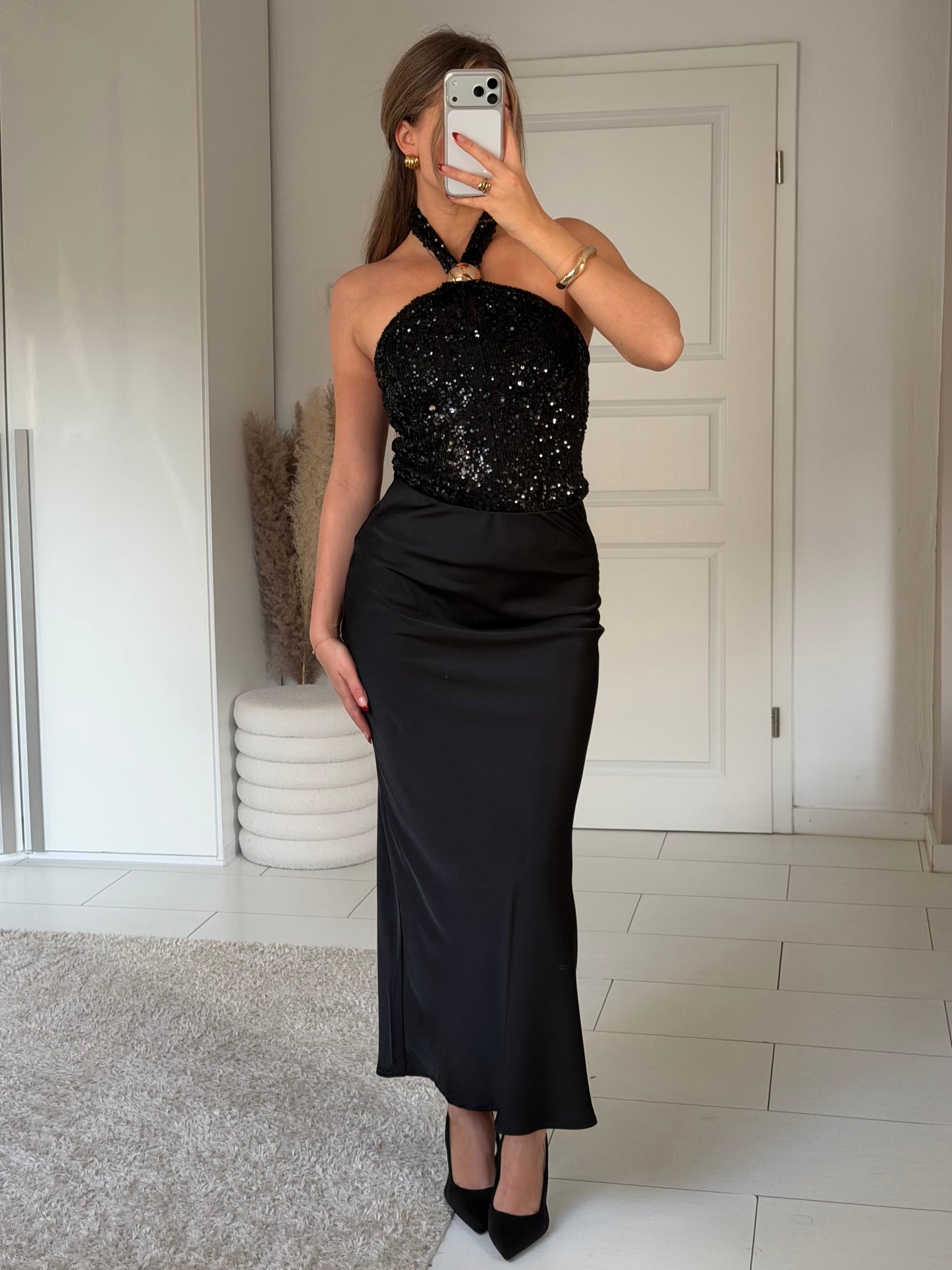 Satinoptik Rock - Schwarz