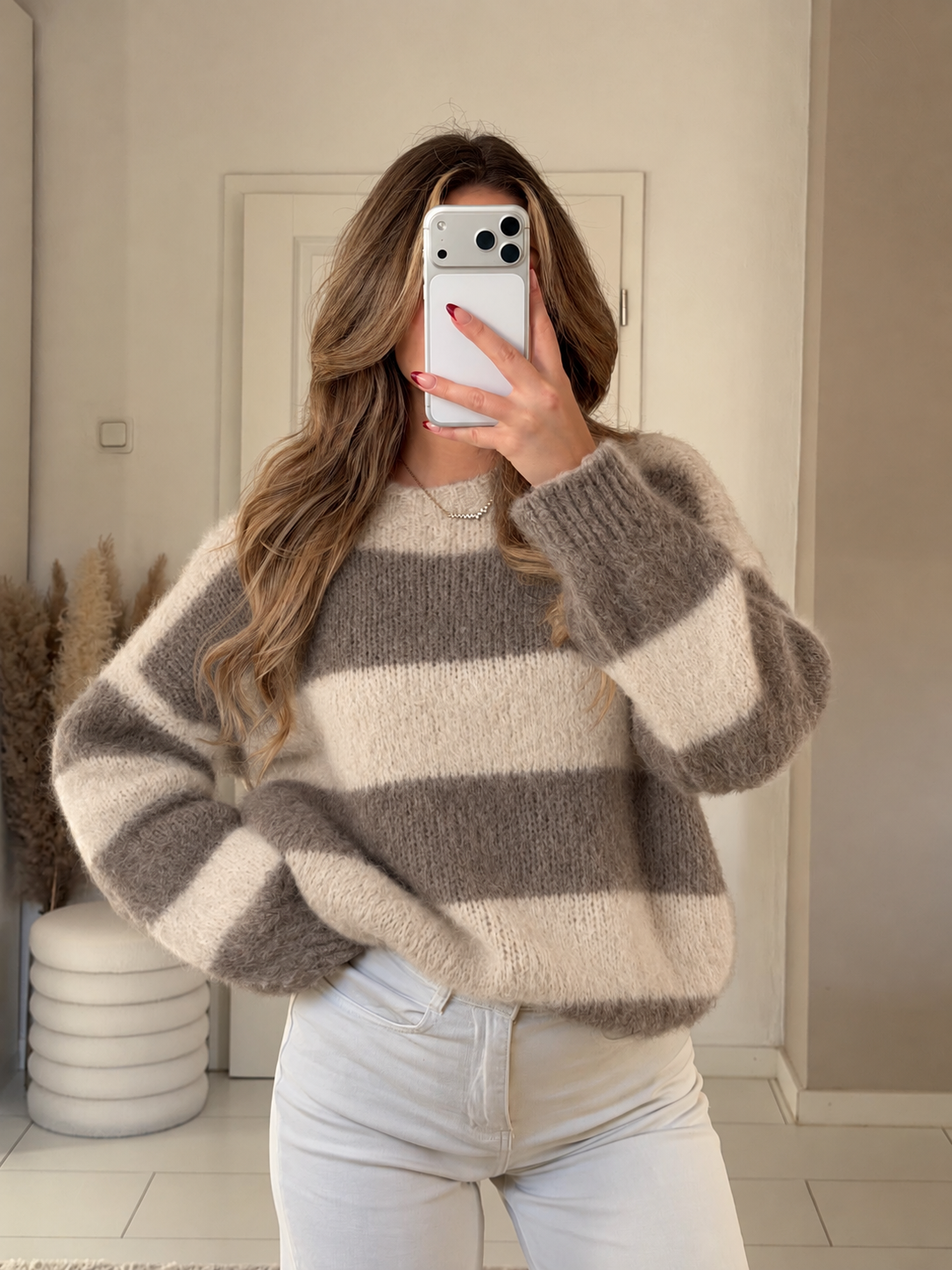 Comfy Streifenpullover