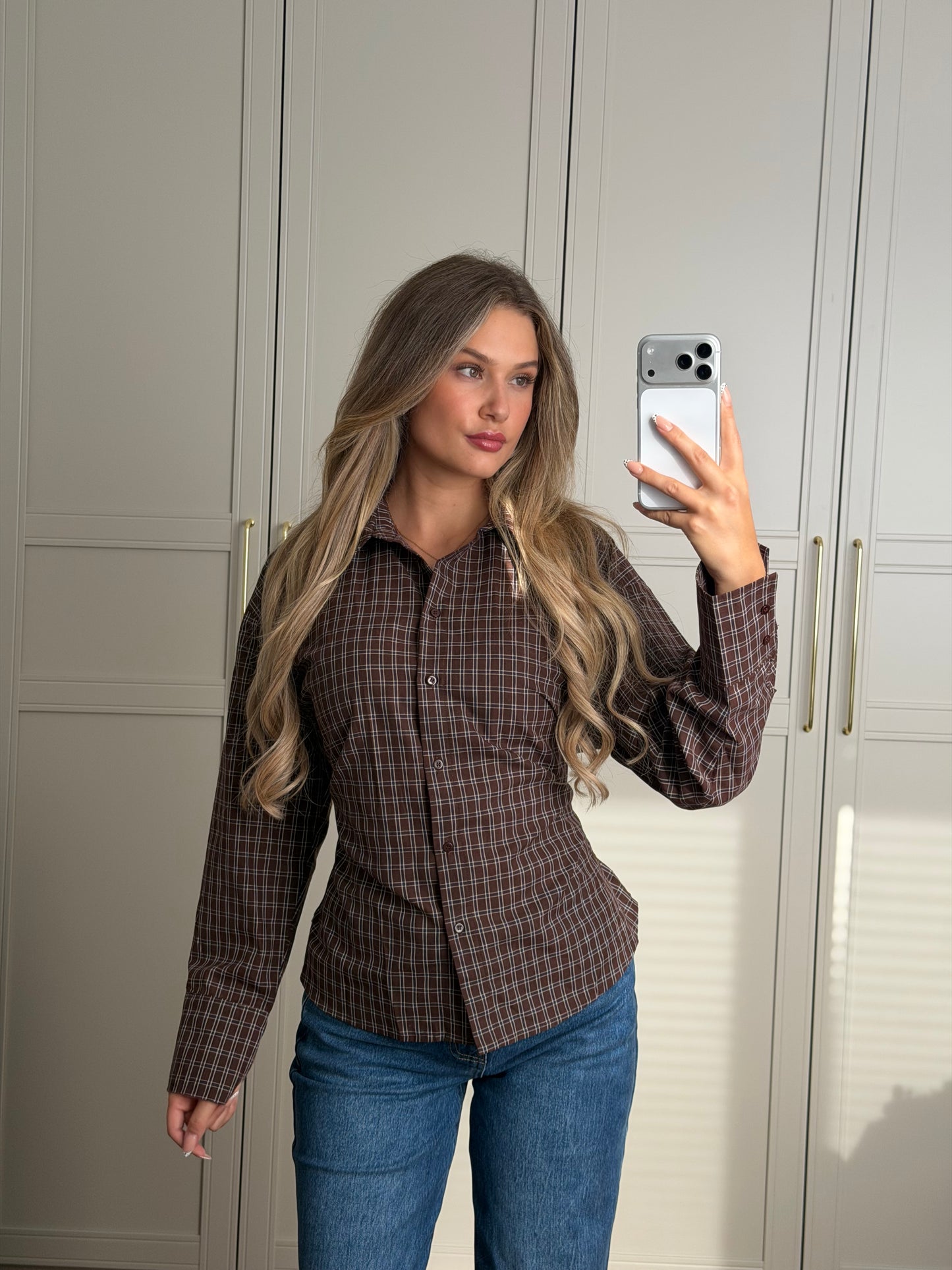 Shape plaid Shirt