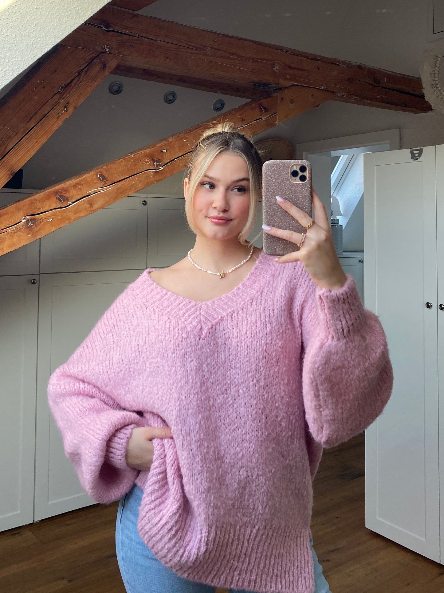 Strickpullover Missy - Rosa