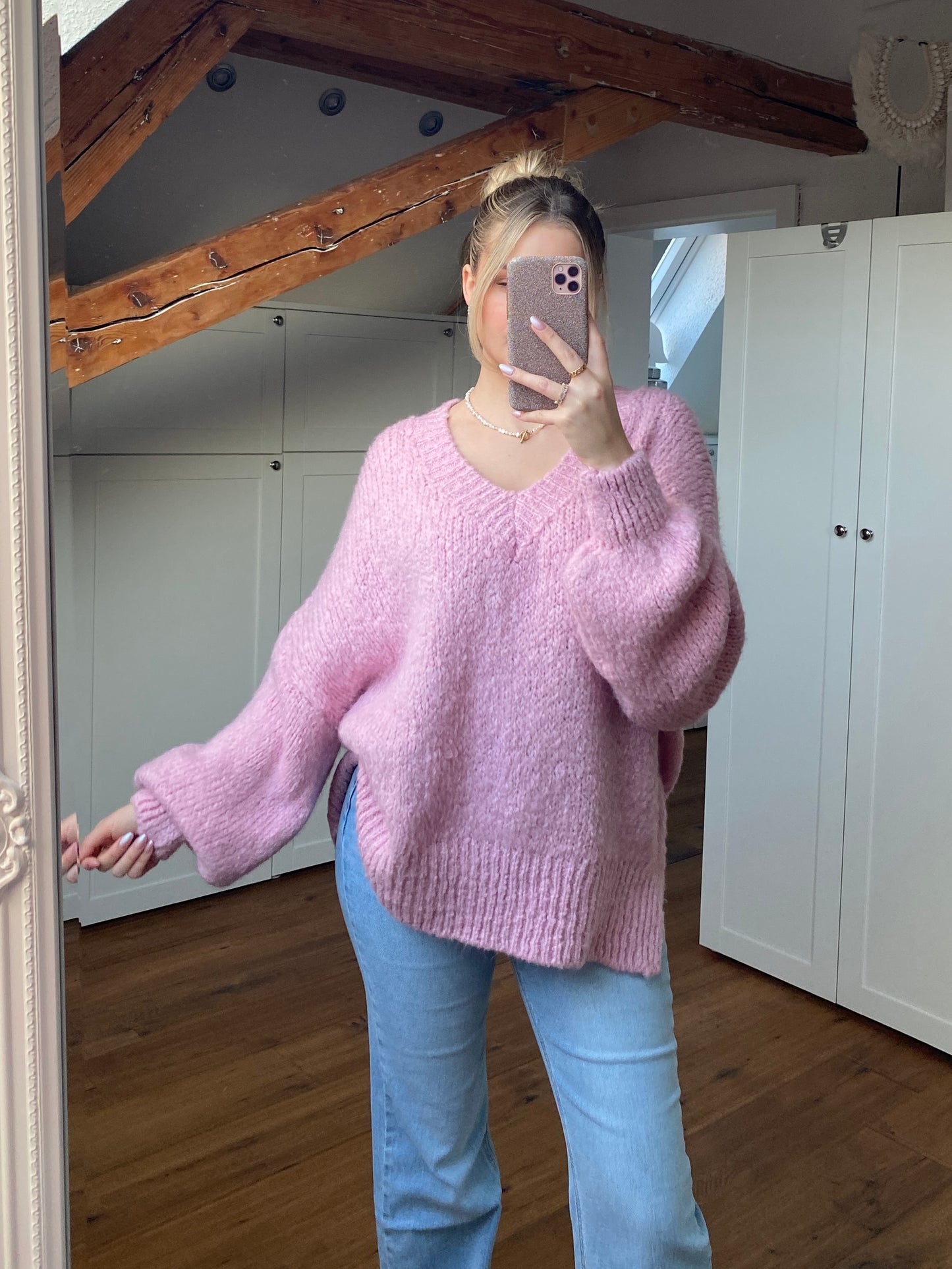 Strickpullover Missy - Rosa