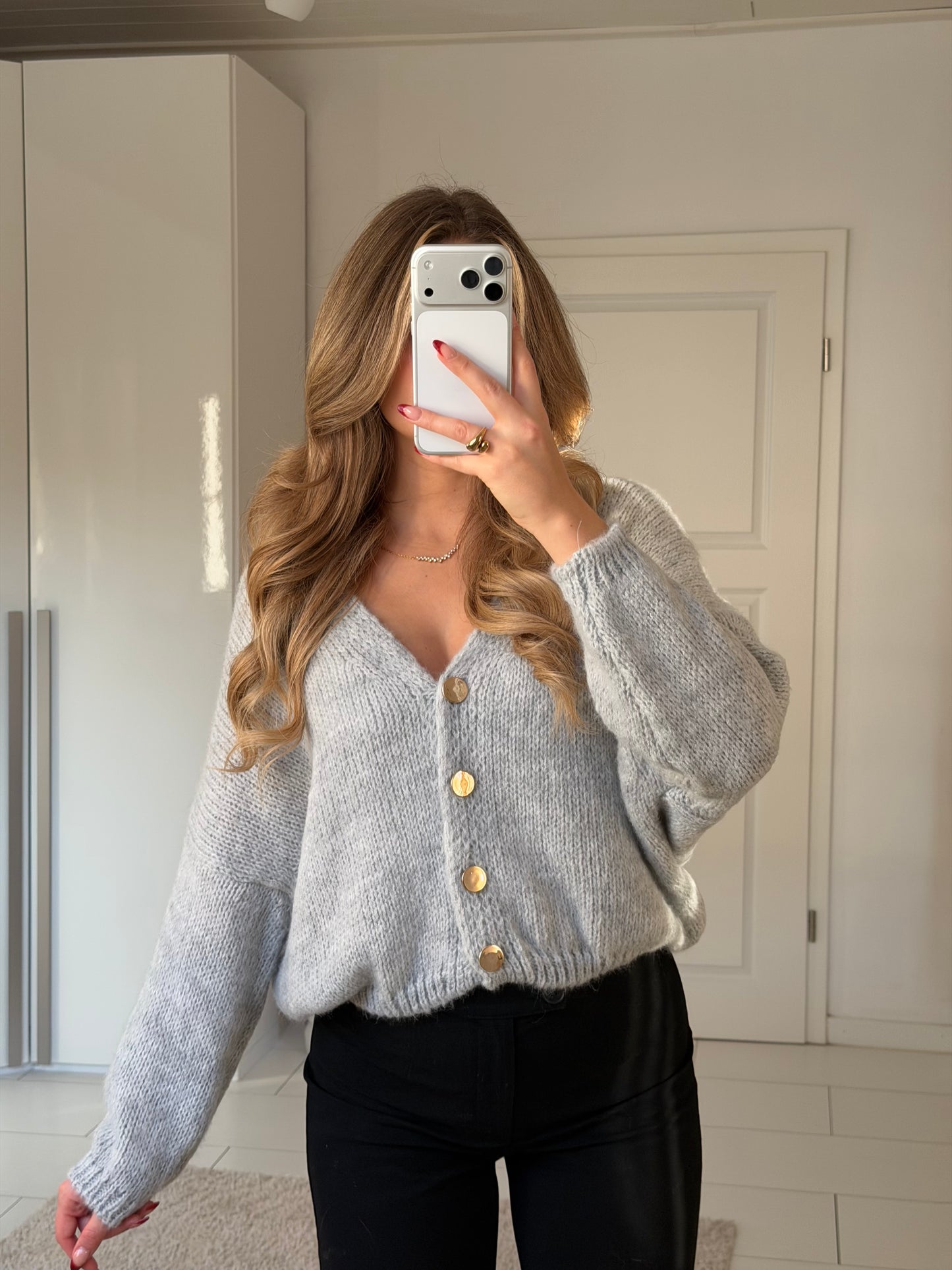 Golden Detail Cardigan