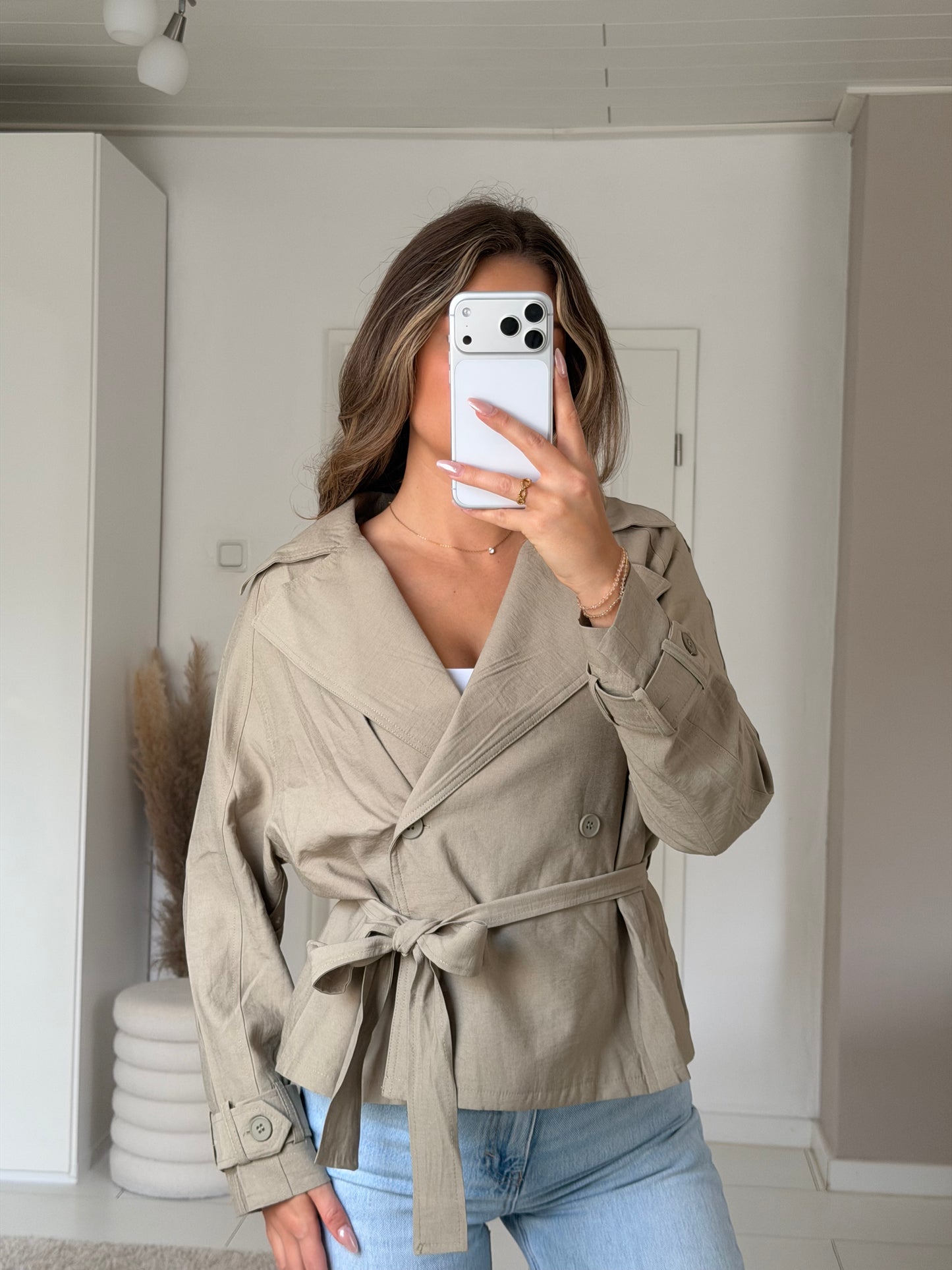 cropped Trenchcoat