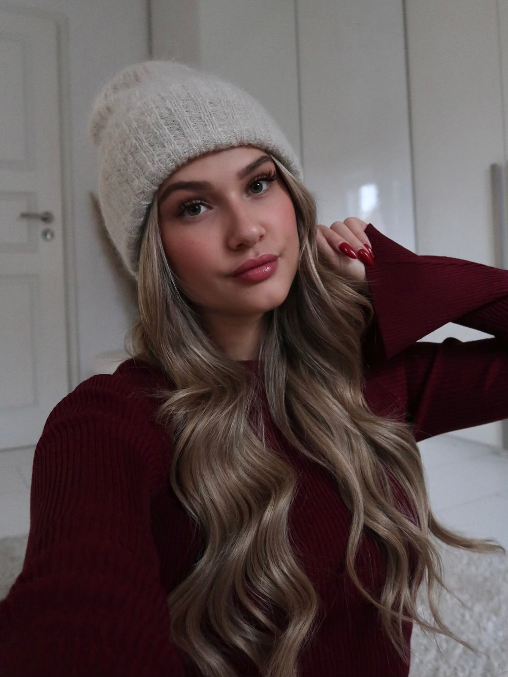 Flauschi Mütze
