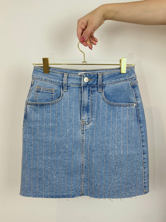 Sparkle Jeansrock