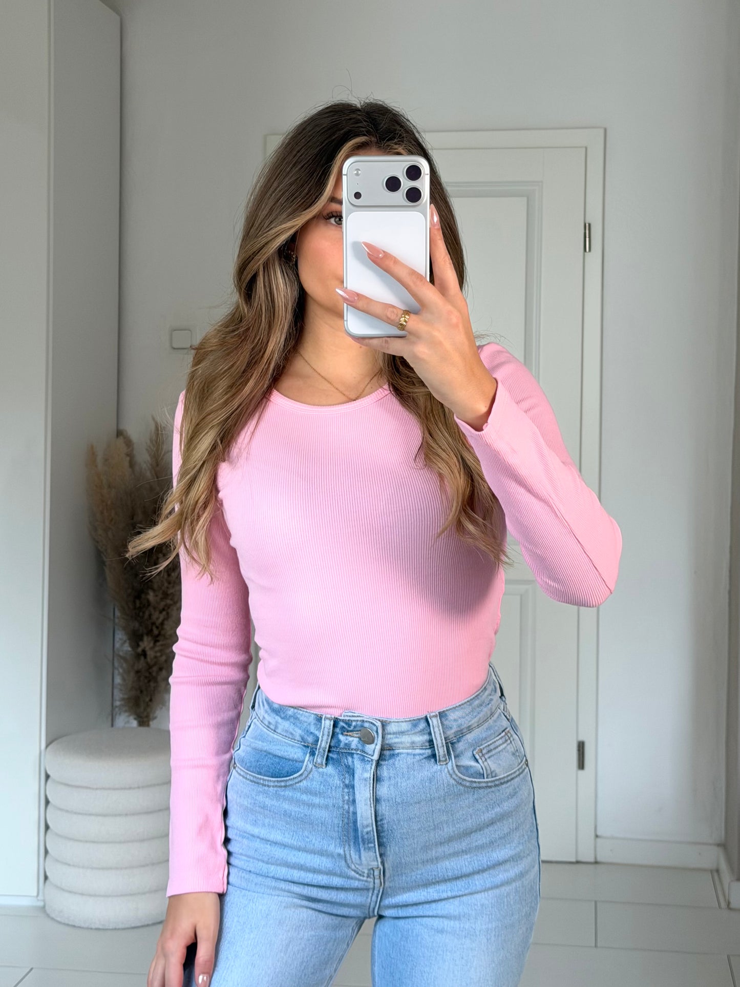 Basic Langarmshirt