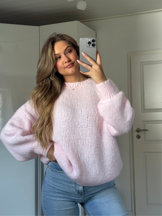 Maxine Strickpullover - Rosa