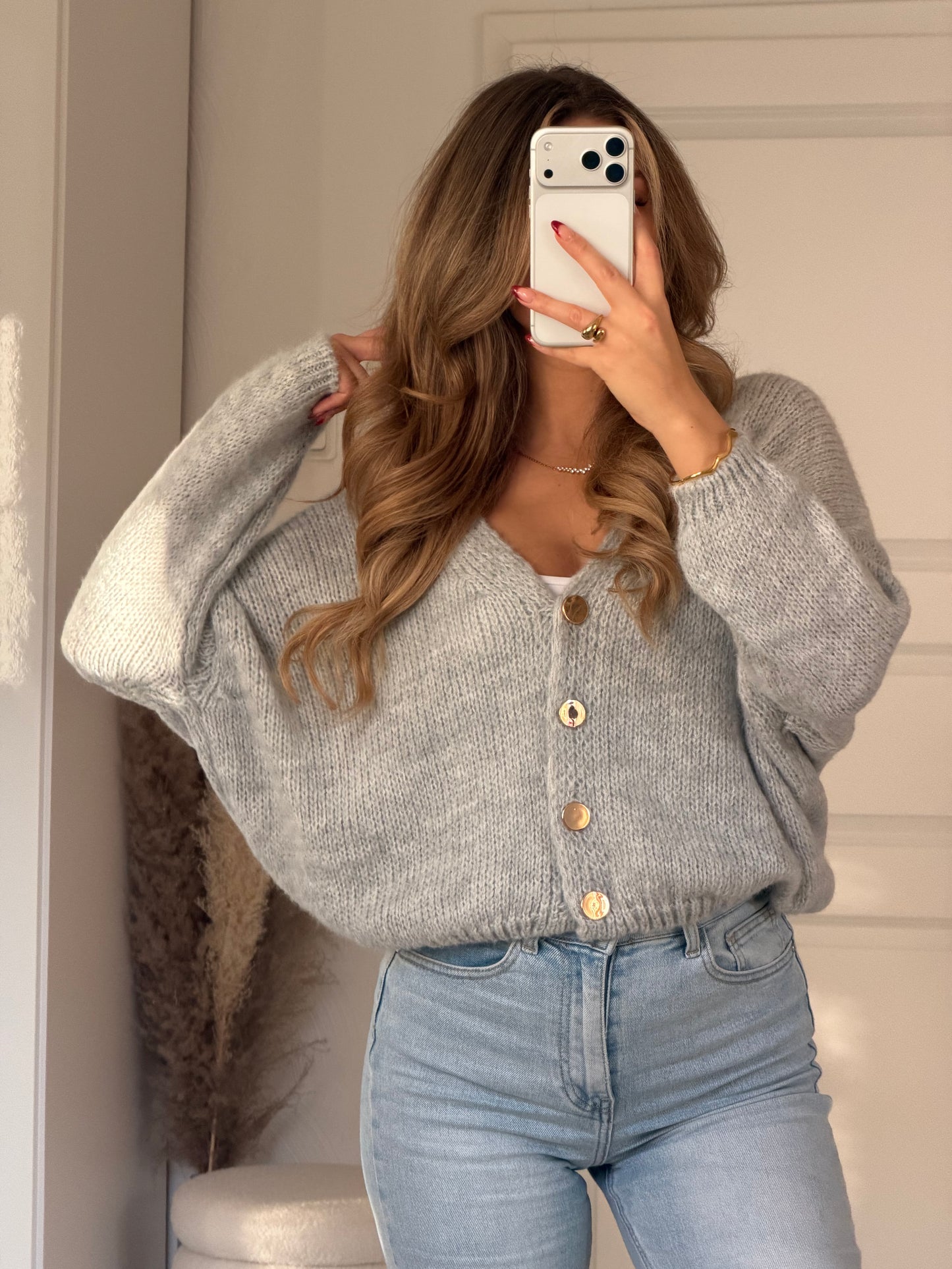 Golden Detail Cardigan