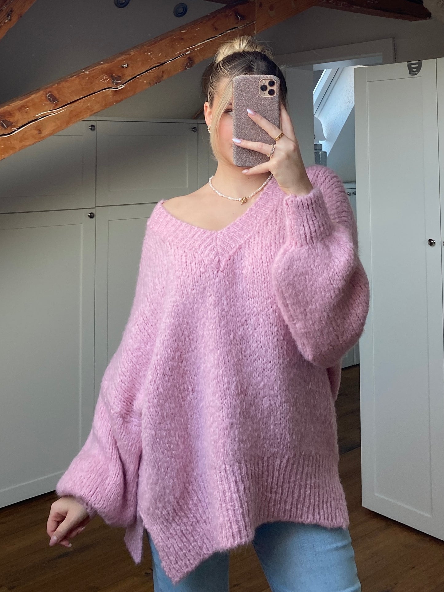 Strickpullover Missy - Rosa