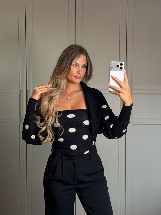 Punkte Bandeau + Bolero