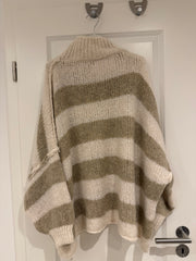 Cozy Strickpullover gestreift